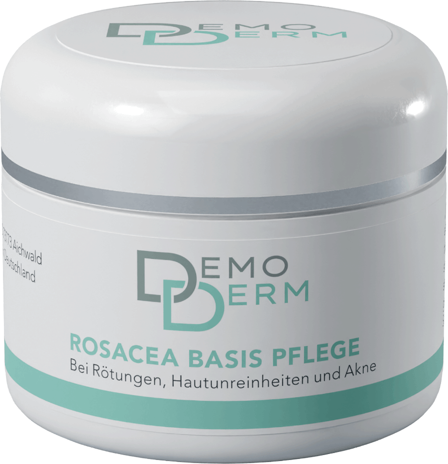 Originalverpackung der DemoDerm Rosacea Basis Pflege
